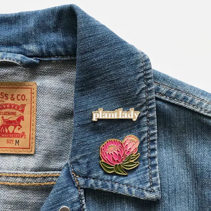 Plant Lady Lapel Pin