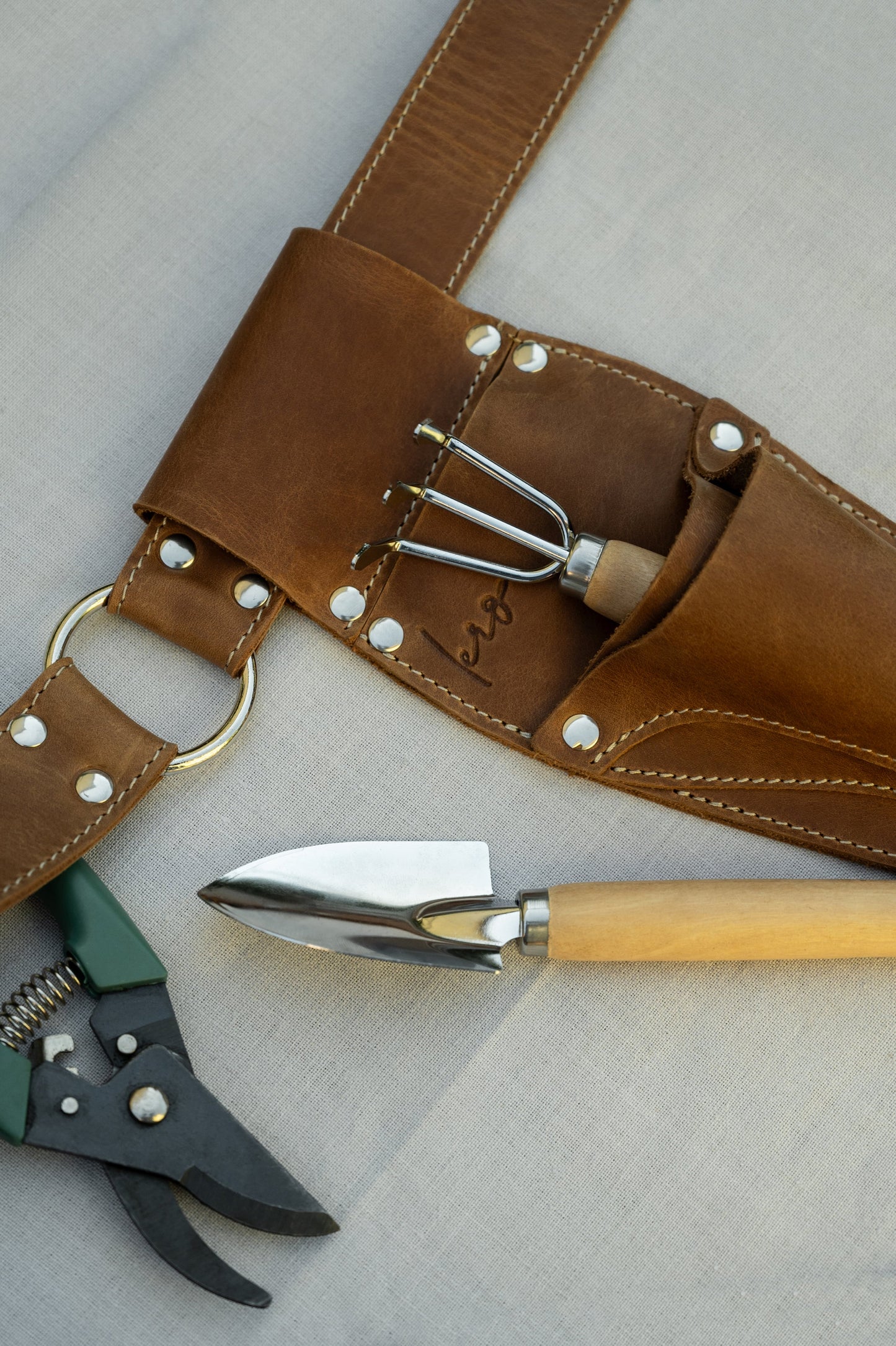 Hori Hori Leather Sheath & Belt