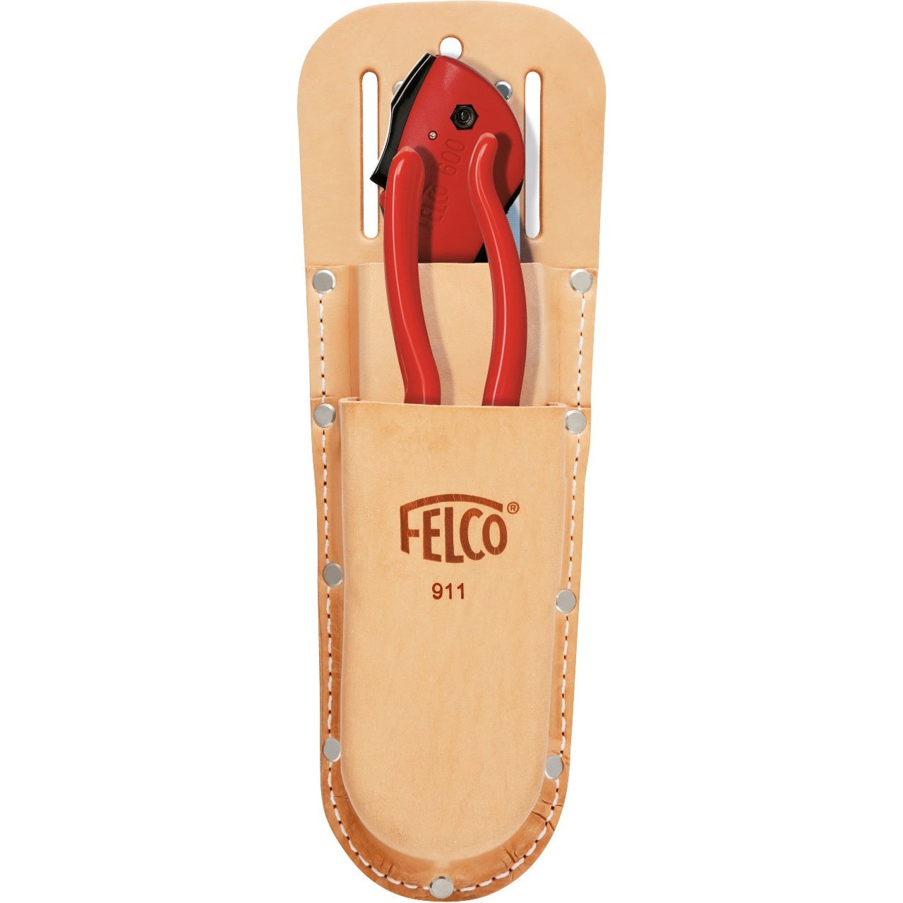 Felco 911 Double Leather Holster W-Belt loop & Clip