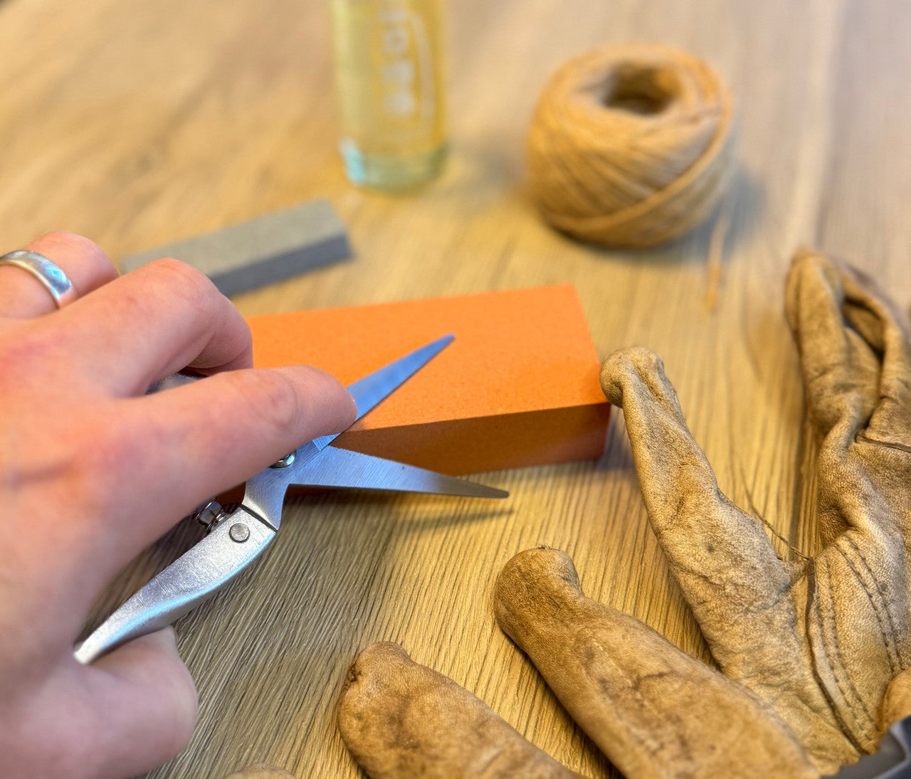 Gardening Tool Sharpener and Maintenance Kit