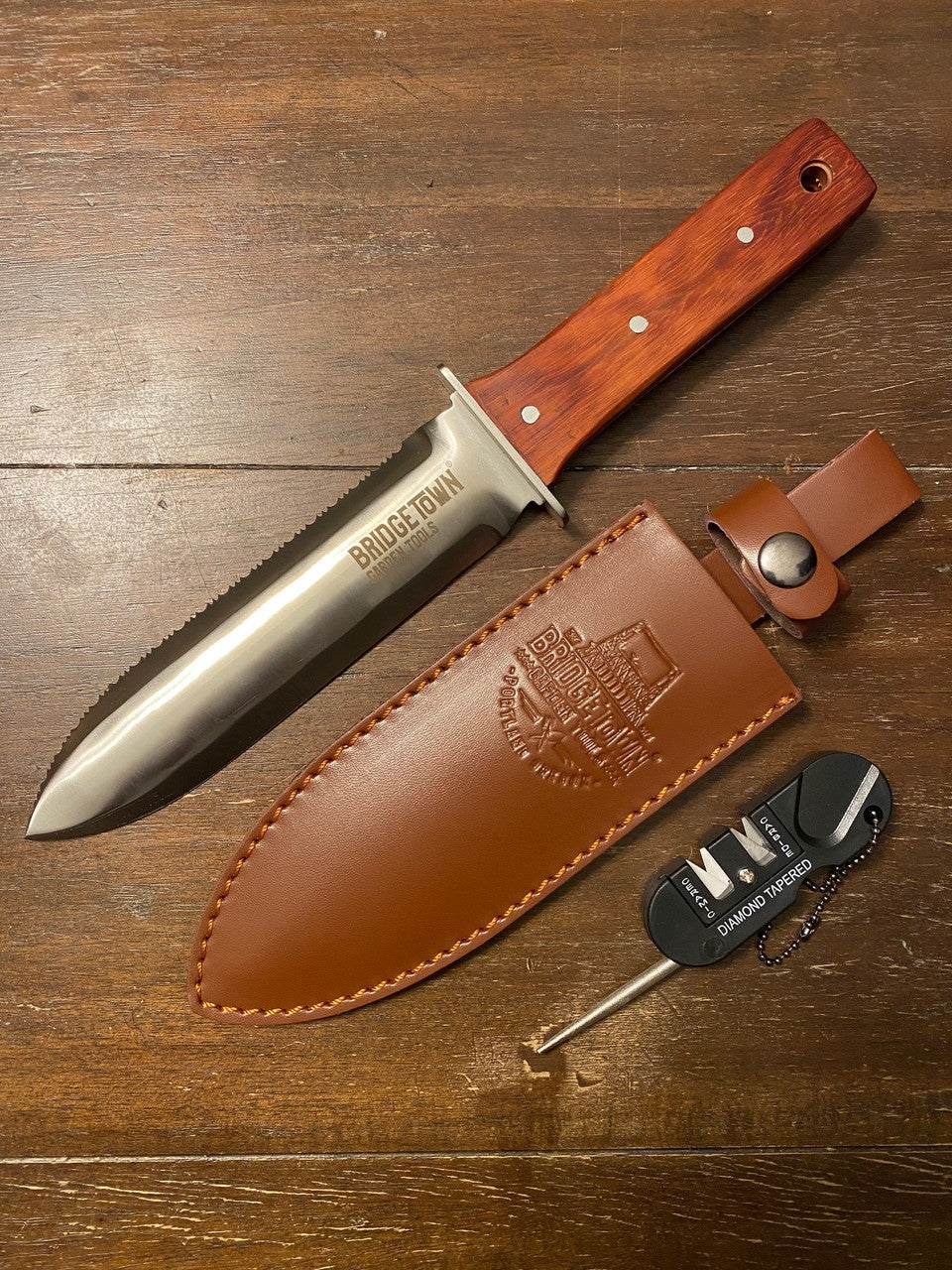 Rosewood Handle Stainless Hori Hori