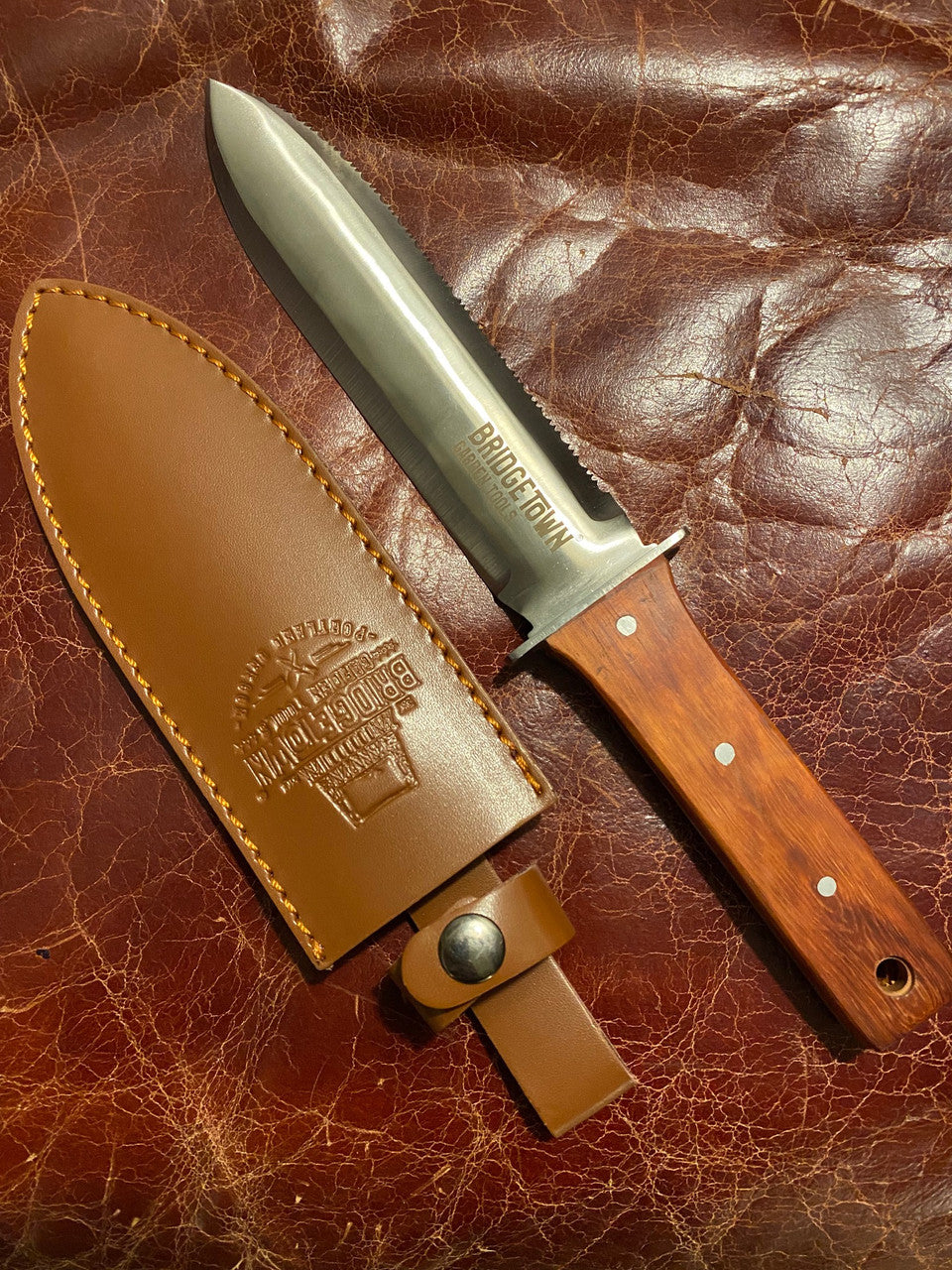 Rosewood Handle Stainless Hori Hori