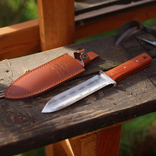 Rosewood Handle Stainless Hori Hori Gardening Knife Hori Hori Store