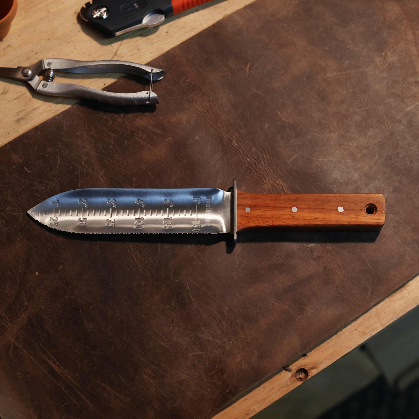 Rosewood Handle Stainless Hori Hori Gardening Knife Hori Hori Store